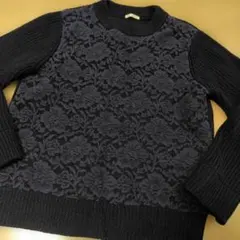 専用　GU ジーユー　長袖セーター　Mサイズ ネイビー