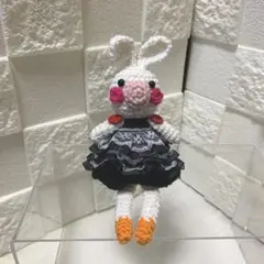 うさぎ　あみぐるみ