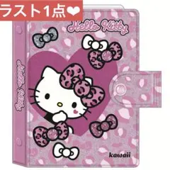 ●新品● サンリオキャラクターズ　シールバインダー 【ハローキティ/ヒョウ柄】