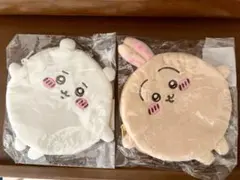 ちいかわ　もちっとふわっとコレクション　D賞まんまるポーチ　２点セット