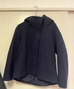 ニットメルトンショートフーディーコート