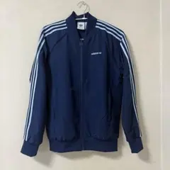 adidas ネイビー トラックジャケット y2k