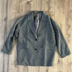 GU ジャケット　チェック　Sサイズ