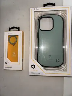 【おまけ付き】iFaceケース くすみグリーン IPhone15Pro用のサムネイル