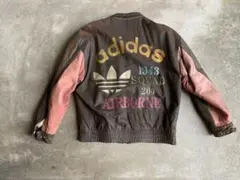 レア adidas AIRBORNE レザージャケット フライト 80' 地図柄のサムネイル
