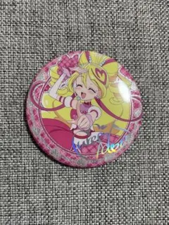 キミプリ展 キミとアイドルプリキュア♪キュアアイドル　缶バッジ　サイン入り