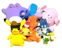 【メルカリ便】ポケモン　プライズぬいぐるみ・マスコット13個まとめ売り