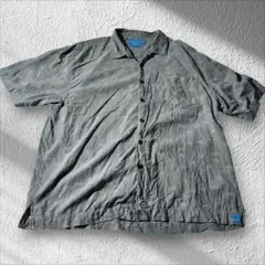 【シルク100%】Bermuda Bay アロハシャツ ヤシの木 総【AH17】