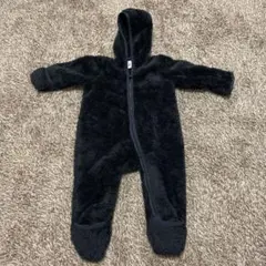 baby GAP フード付きロンパース 3-6ヶ月 黒