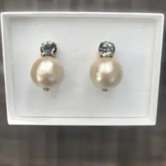 最終お値下げ⭐︎コットンパール　スタッドピアス