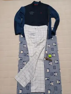 le coqGolf冬用メンズパンツホワイト系