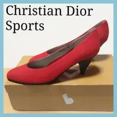 正規品 Dior Sports クリスチャン ディオール パンプス 赤 未使用のサムネイル