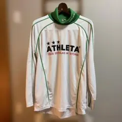 ATHLETA 長袖シャツ ホワイト/グリーン