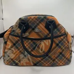 【極美品】ヴィヴィアンウエストウッド タータンチェック トートバッグ オーブ