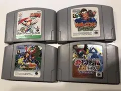 【ジャンク】ニンテンドー64ソフト4本セット