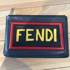 FENDI レザークラッチバッグ