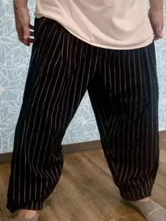 glamb グラム ワイドパンツ ストライプ ベルト付き 3