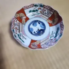 古伊万里 色絵金彩 八角小皿 富士山文様 上品で華やかな一枚 - メルカリ