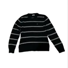 ✨️LACOSTE ストライプセーター navy&lightblue
