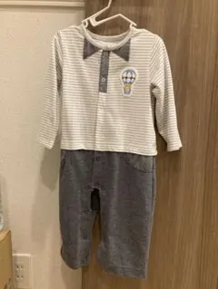 bebe 気球 ロンパース 80 長袖 秋冬 べべ