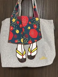 【未使用】mis zapatos トートバッグ 和柄 草履デザインのサムネイル