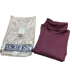 希少 未使用 LANDS END タートルネック長袖カットソー ランズエンド Lのサムネイル