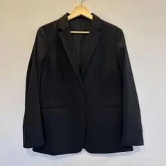 【美品】UNIQLO テーラードジャケット ブラック オフィスカジュアル
