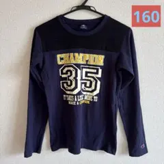 Champion 長袖カットソー ネイビー　ロングT