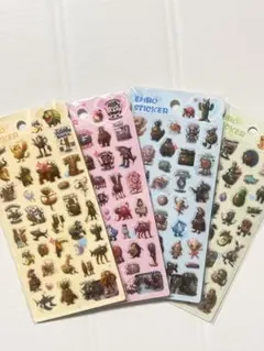 イタリアンブレインロット　シール　ぷくぷく　3D 　立体　4枚セット