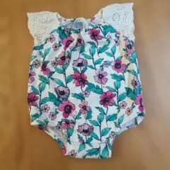 babyGap 花柄ロンパース 12-18ヶ月
