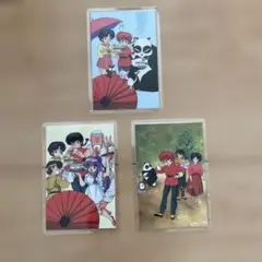 らんま1/2 ラミネートカード　3枚セット
