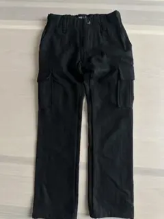 ⭐︎BLOG CLOTH ブラックカーゴパンツ裏地ヒョウ柄120cm⭐︎