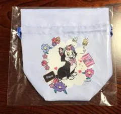 Happyくじディズニー D賞 巾着ポーチ フィガロ②
