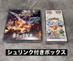 ポケカ 黒炎の支配者 テラスタルフェスex シュリンク付き 計2BOX