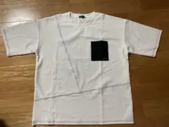 Tシャツ 半袖　ホワイト　大きいサイズ　ユニセックス　胸ポケット付き