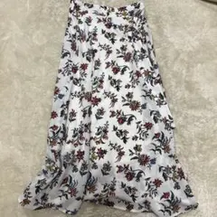 JEANASIS　ジーナシス　花柄フレアスカート　フリーサイズ　ロングスカート