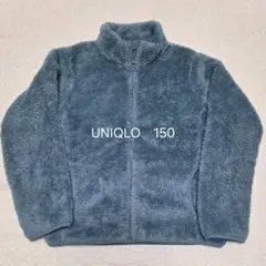 UNIQLO フリースジャケット 150サイズ 青または水色