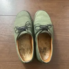 Dr. Martens 3ホール シューズ オリーブスエードサイズ5イギリス製のサムネイル