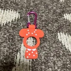 ディズニー ミニー　ペットボトルホルダー　カラビナ付き