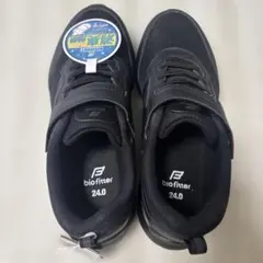 biofitters ブラック スニーカー 24.0 cmのサムネイル