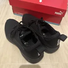 プーマ　SOFTFOAM + 23.0cm ブラック　スニーカー