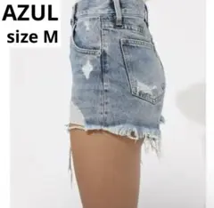 AZUL ダメージ加工 ショートパンツ M