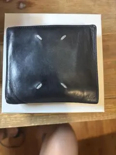 Maison Margiela メゾンマルジェラ　二つ折り財布　ブラック　黒