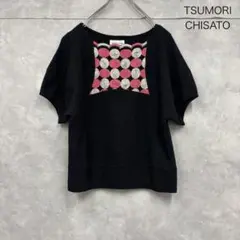 TSUMORI CHISATO フロント刺繍 ニット プルオーバー N2666のサムネイル