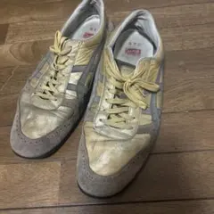 ASICS TIGER スニーカー ホワイト/レッド 日本製 昭和 - メルカリ