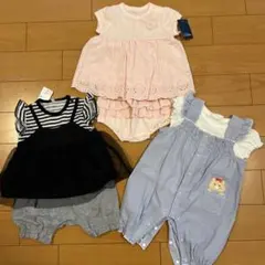 女の子 ロンパース セットアップ 70cm 未使用
