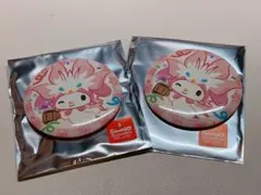 モンハン×サンリオ 缶バッジ タマミツネ マイメロ