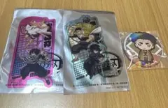鬼滅の刃 無限城編特典カード2枚　缶バッジ3点セット