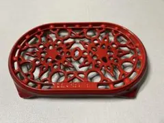LE CREUSET 鍋敷き トリベット 赤のサムネイル