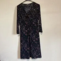 LAURA ASHLEY 花柄ロングワンピース サイズ11